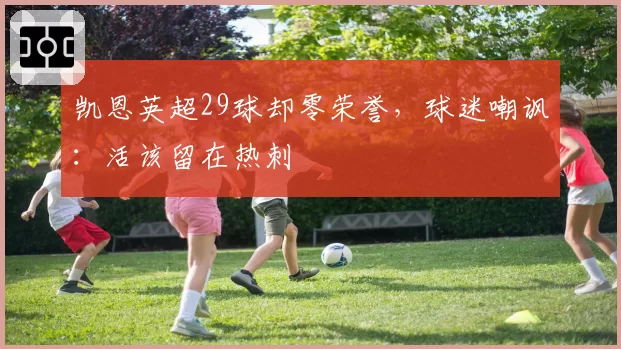 凯恩英超29球却零荣誉，球迷嘲讽：活该留在热刺